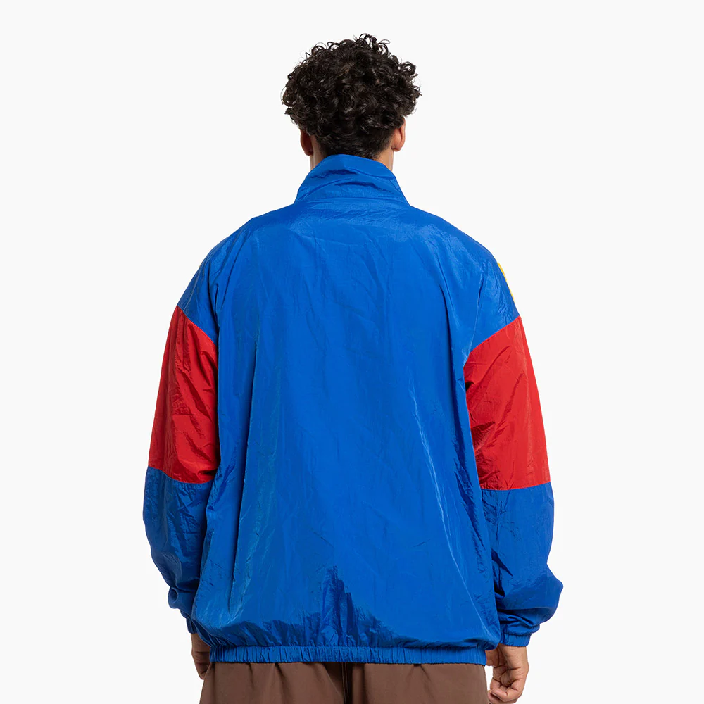Fitzroy Lions Adults Throwback Pullover Windbreaker - Image 2