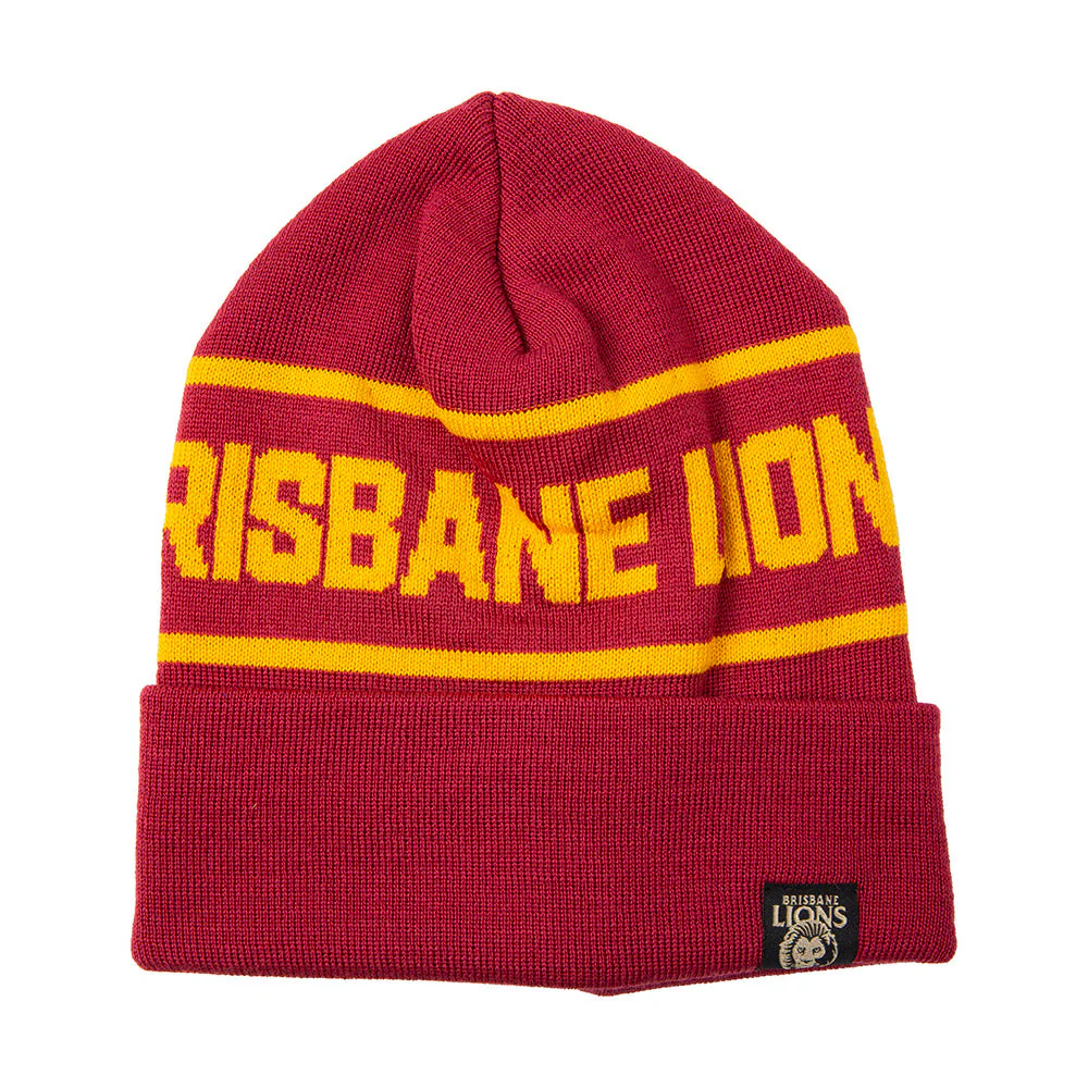 Brisbane Lions 2024 Merino Wool Beanie