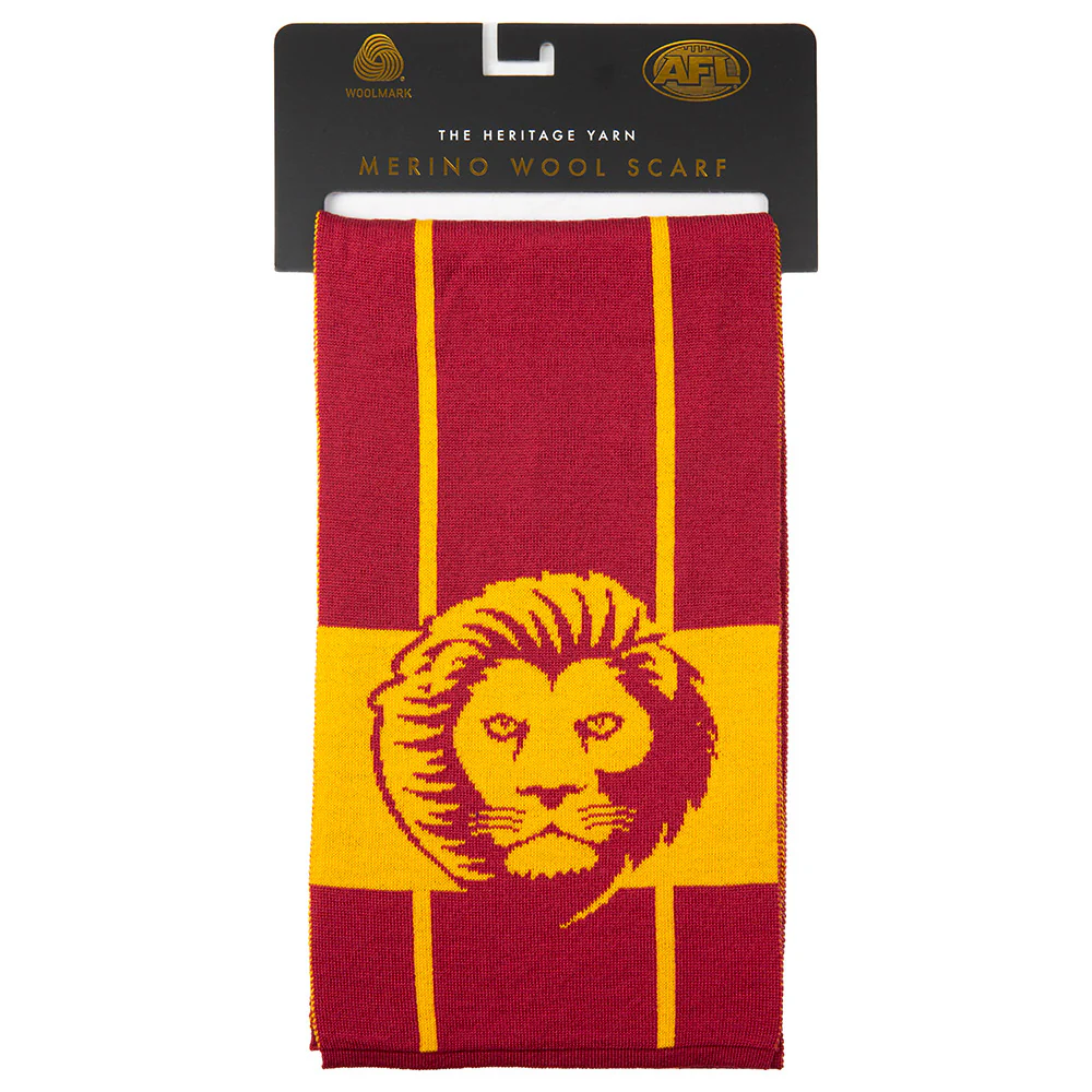 Brisbane Lions 2024 Merino Wool Scarf