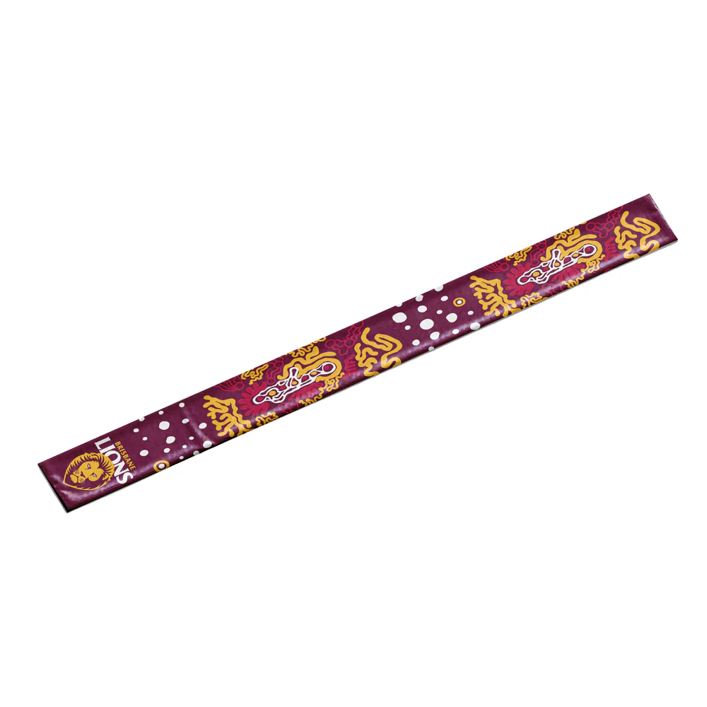 Brisbane Lions 2024 Team Merino Wool Indigenous Scarf