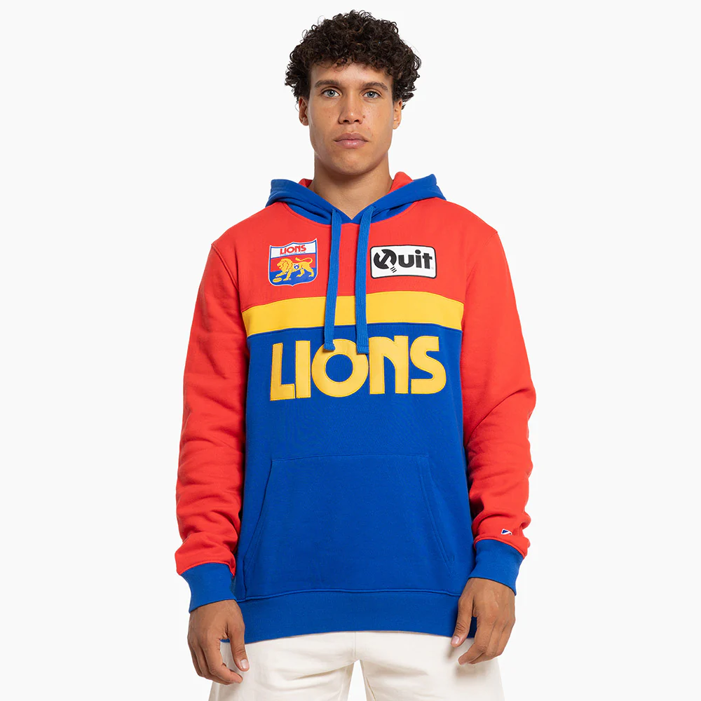 Fitzroy Lions Adult Throwback Hoodie