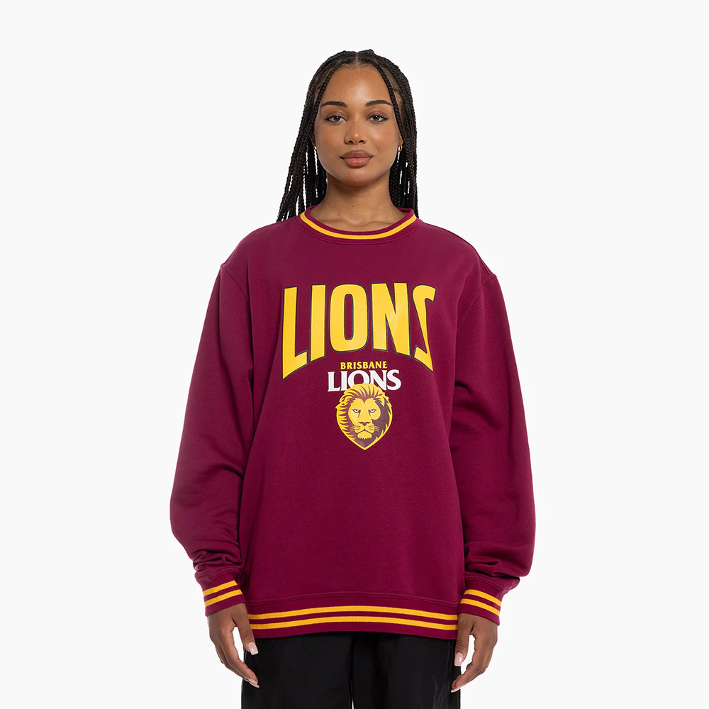 Brisbane Lions Adult Arch Crew Sweater - Image 3