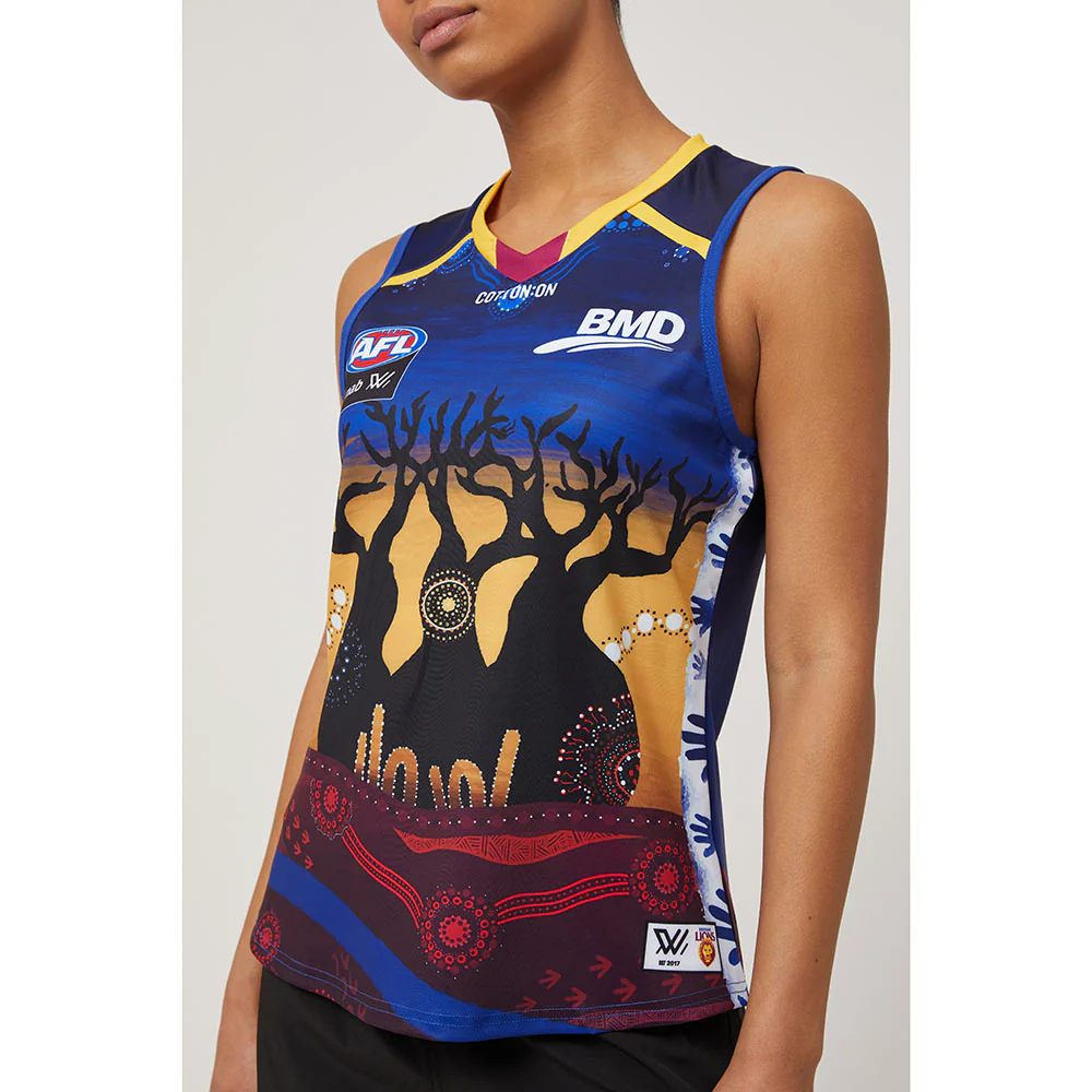 Brisbane Lions AFLW Season 7 Womens Indigenous Guernsey - Image 8