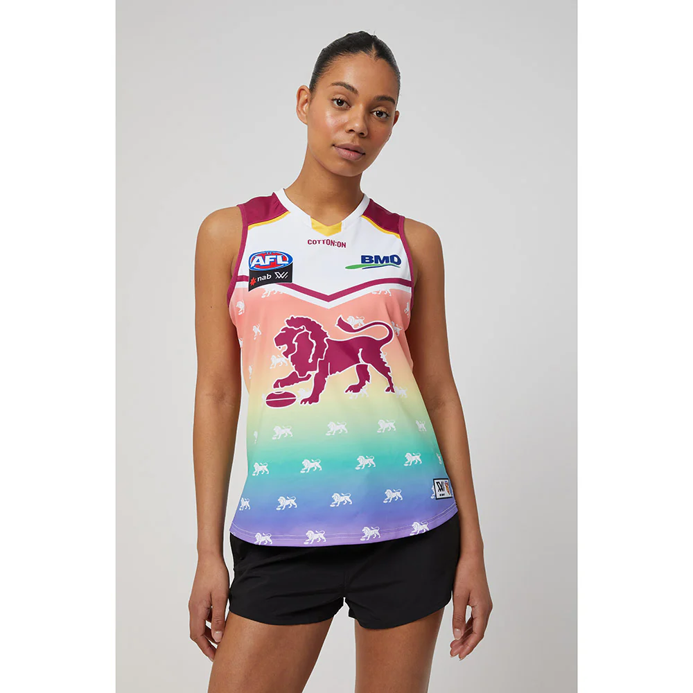 Brisbane Lions AFLW Season 7 Womens Pride Guernsey - Image 2