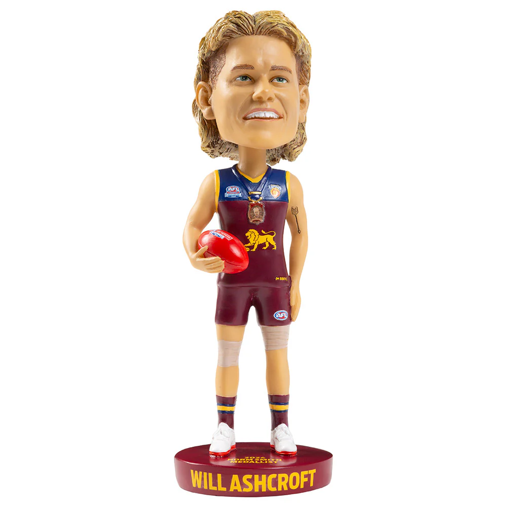 Brisbane Lions Bobblehead: 2024 Norm Smith Medalist - Will Ashcroft