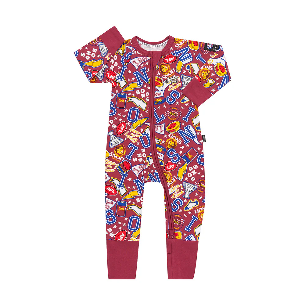 Brisbane Lions Digi Zip Wondersuit