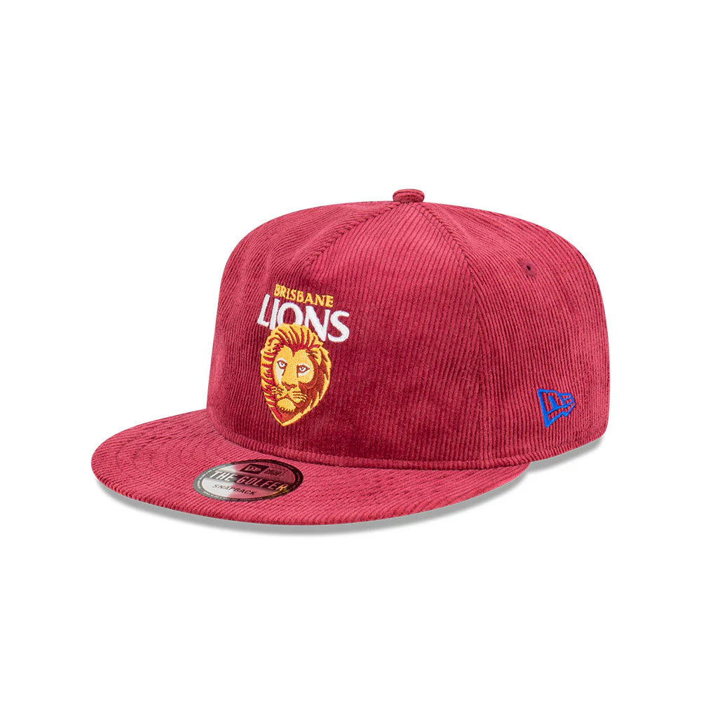 Brisbane Lions New Era Cord Golfer Cap