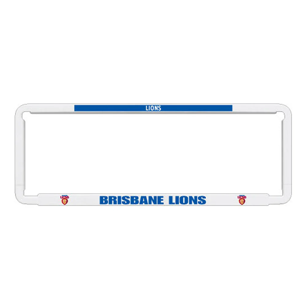 Brisbane Lions Number Plate Frame