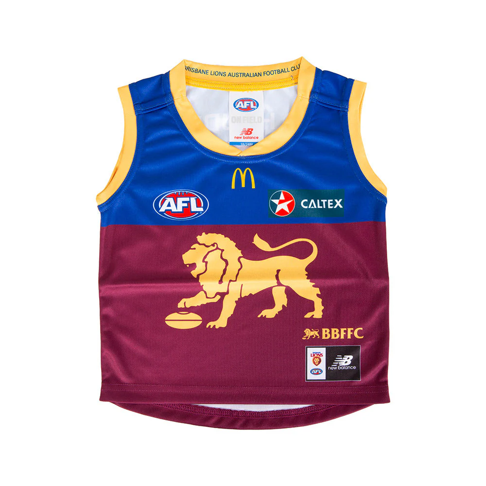 Brisbane Lions 2024 Authentic Toddlers Home Guernsey