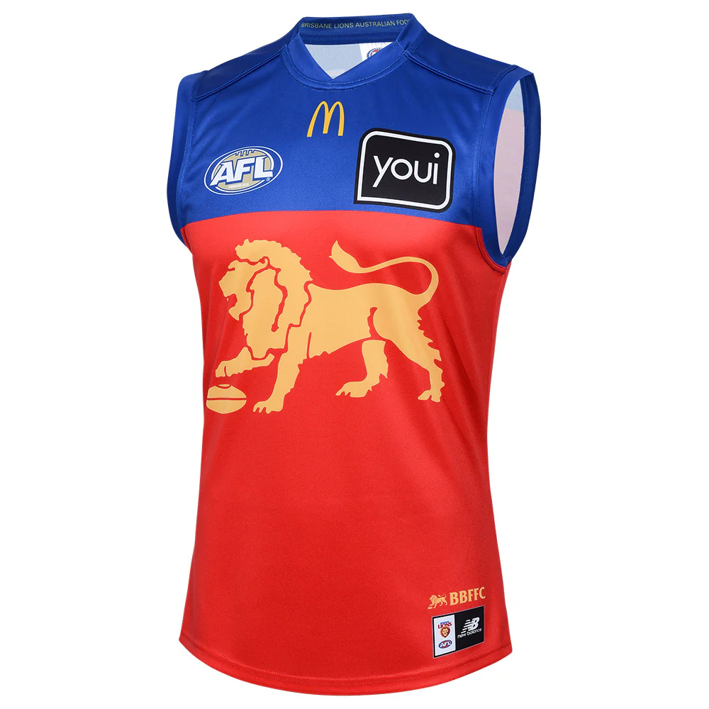 Brisbane Lions 2025 Authentic Away Guernsey