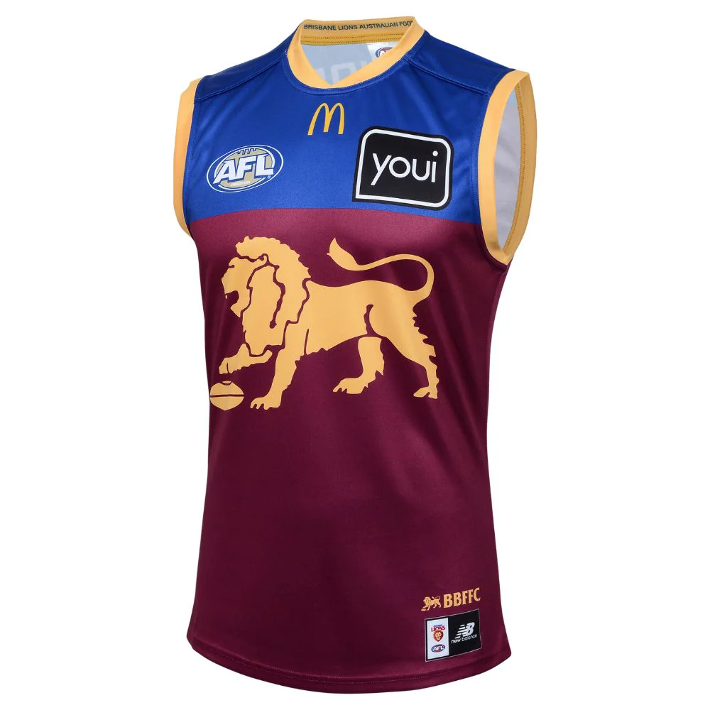 Brisbane Lions 2025 Authentic Home Guernsey