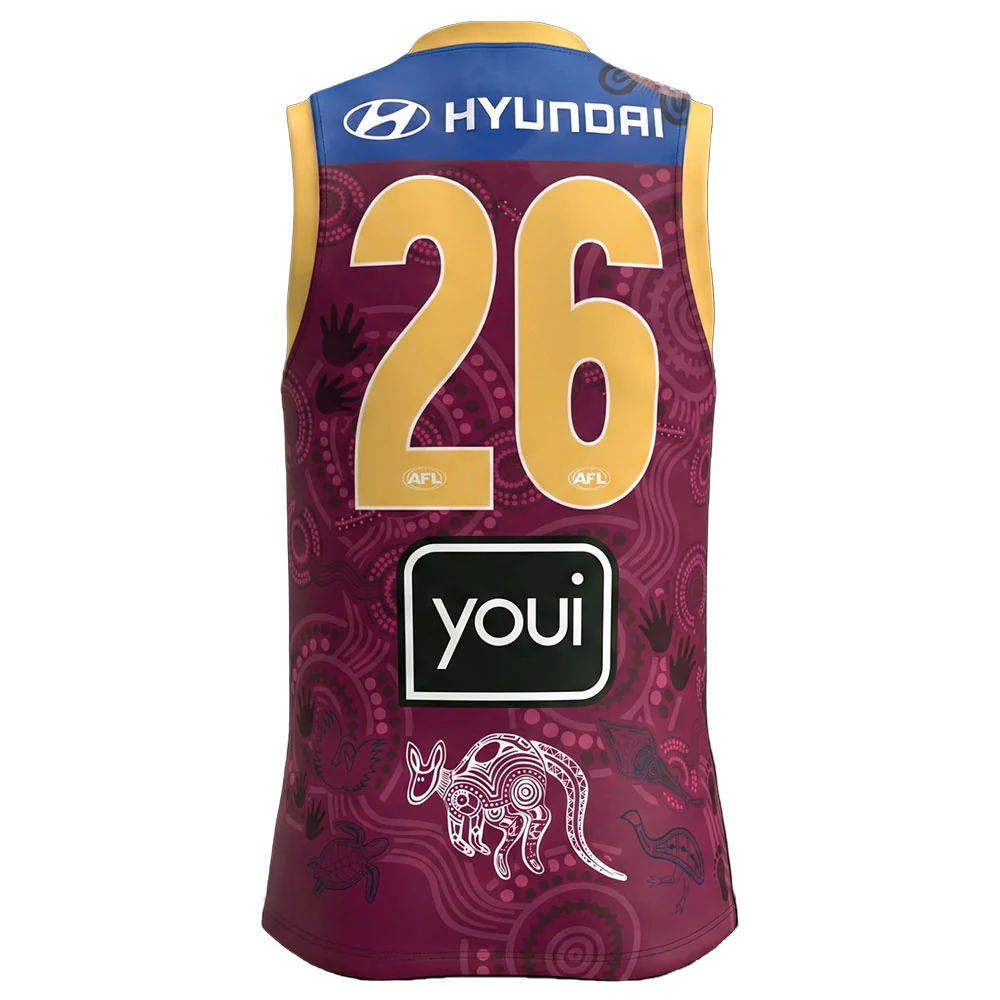 Brisbane Lions 2026 Indigenous Guernsey Adult - Image 2