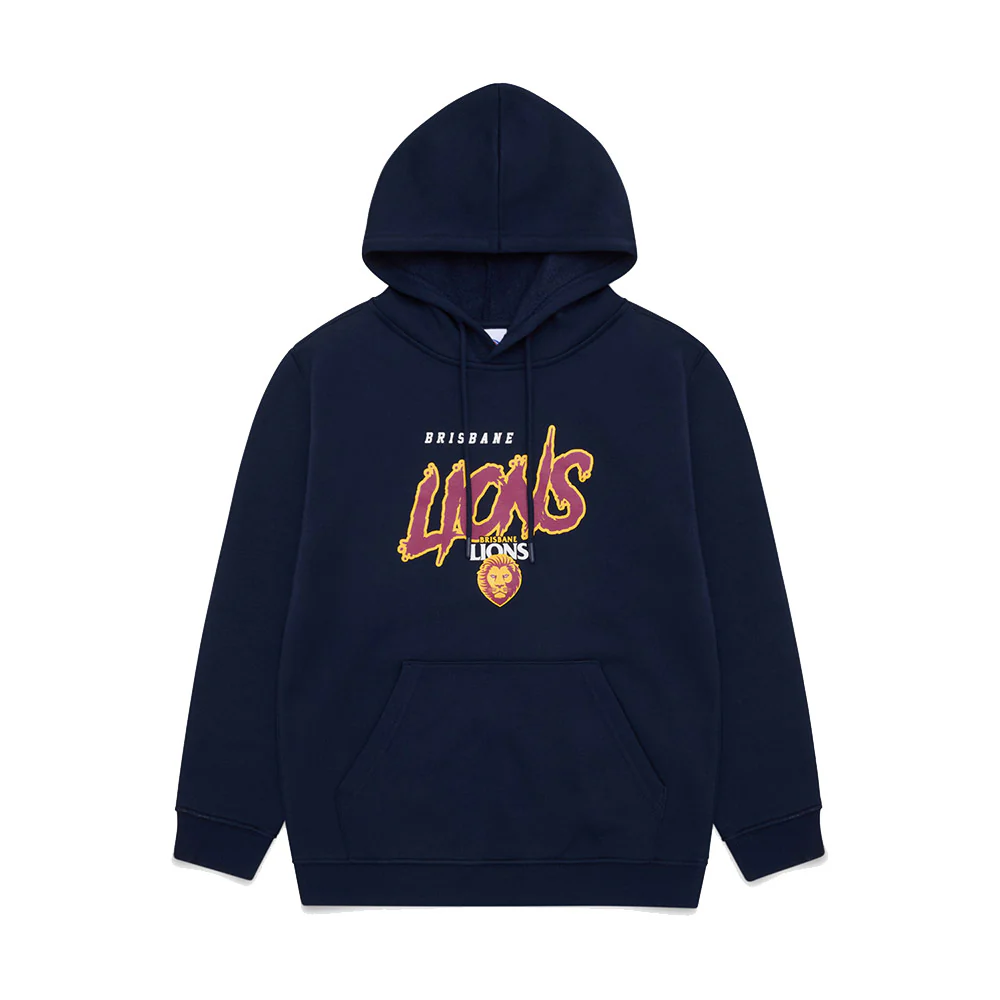 Brisbane Lions Youth Bold Graphic Hoodie