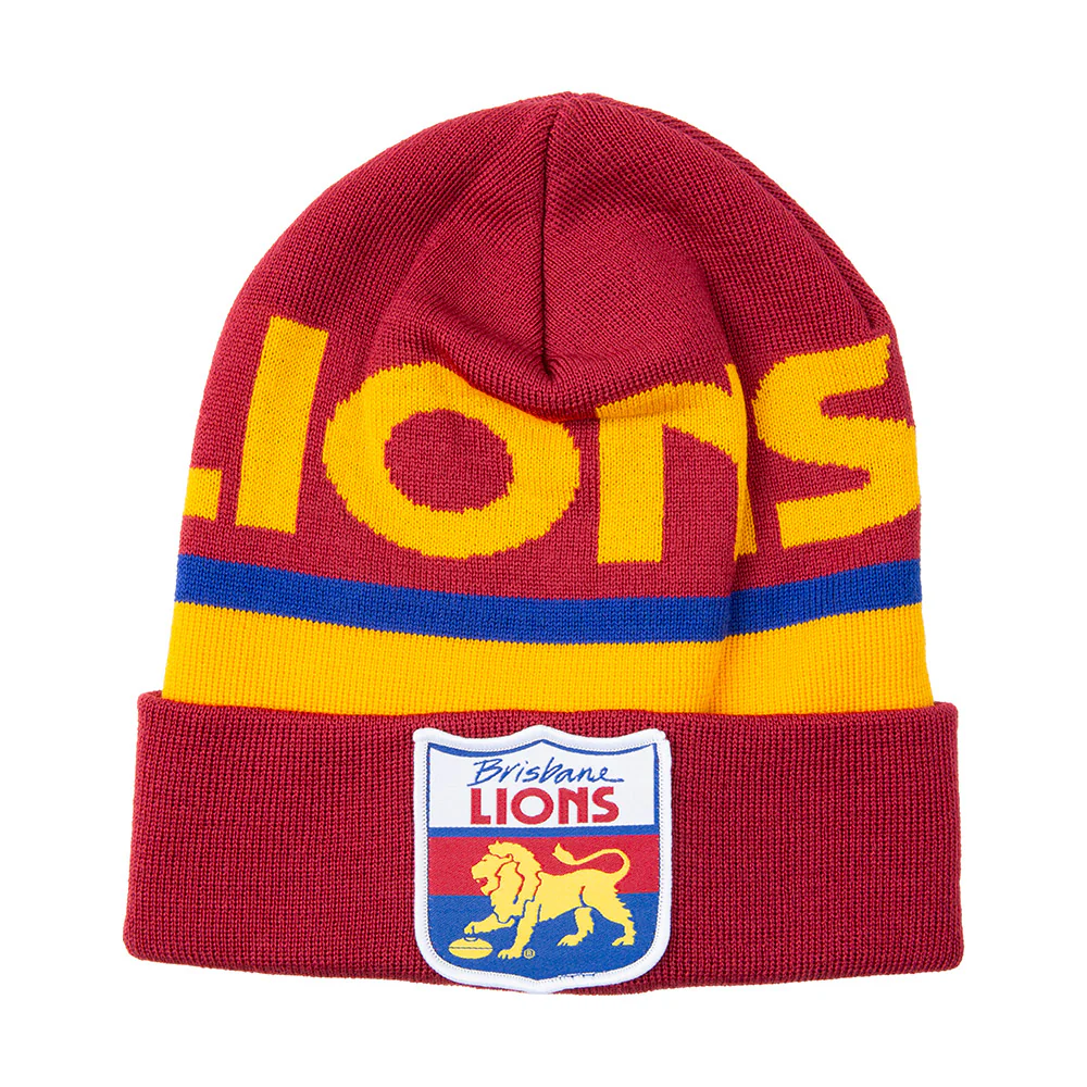 Brisbane Loins Throwback Merino Wool Beanie