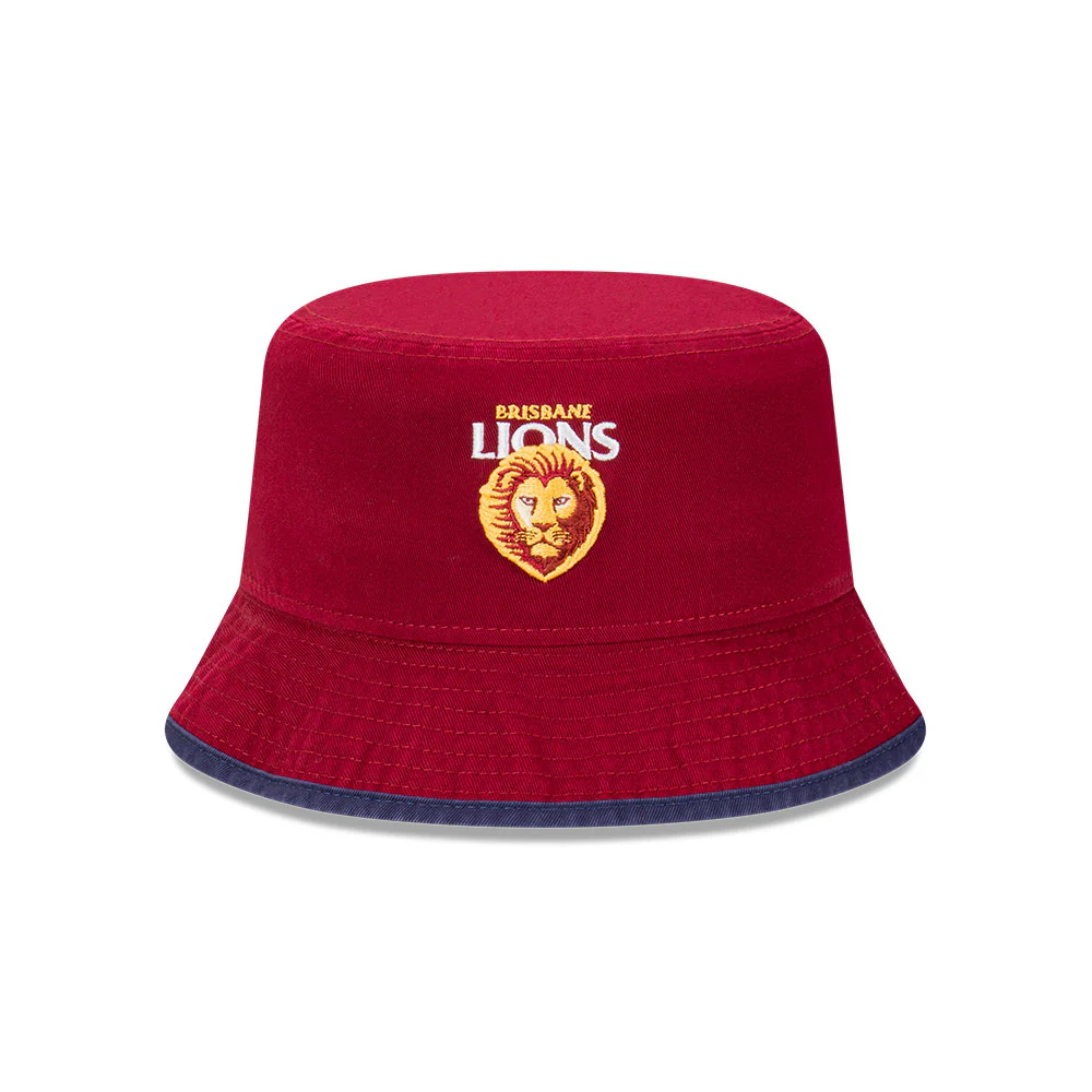 Brisbane Lions New Era Trim Bucket Hat - Image 2