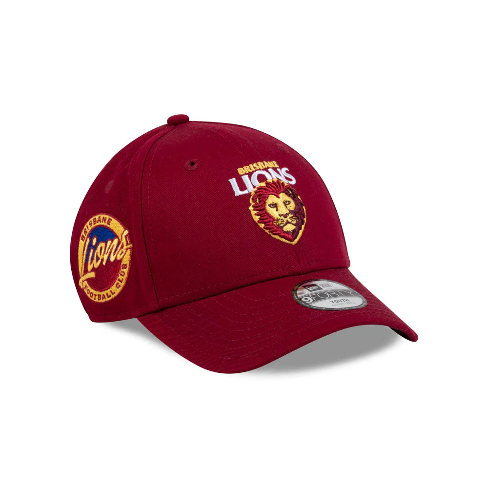 Brisbane Lions Badged 9forty Kids Cap