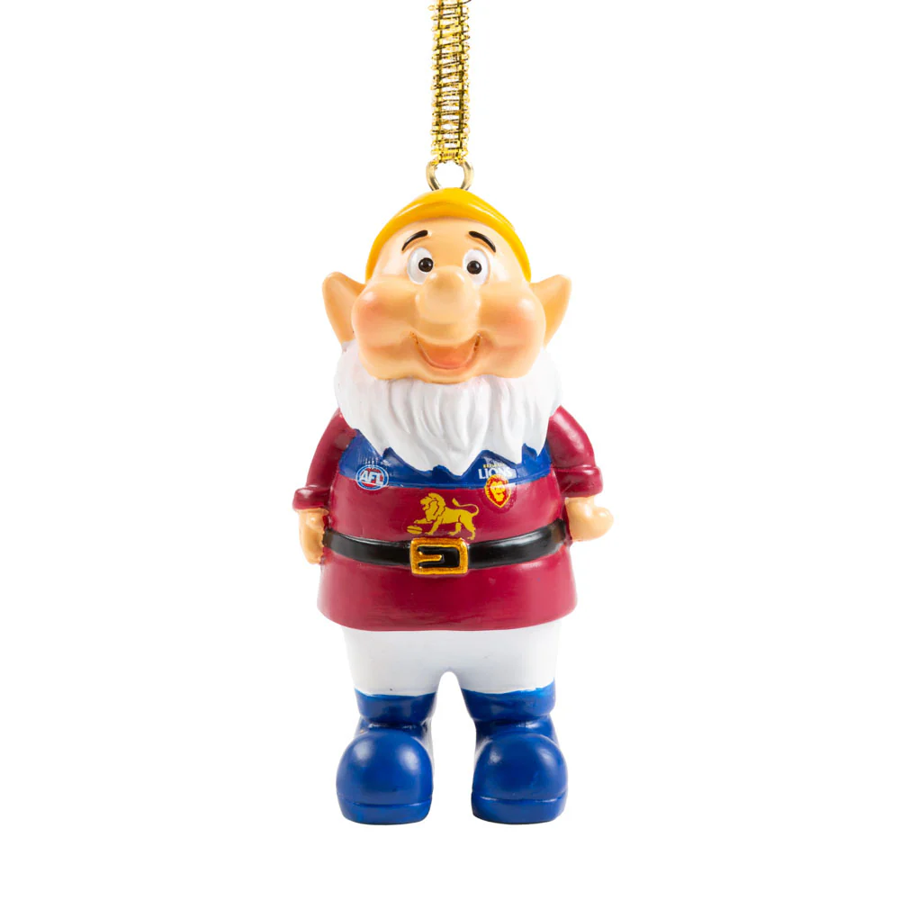 Brisbane Lions Mini Gnome Ornament