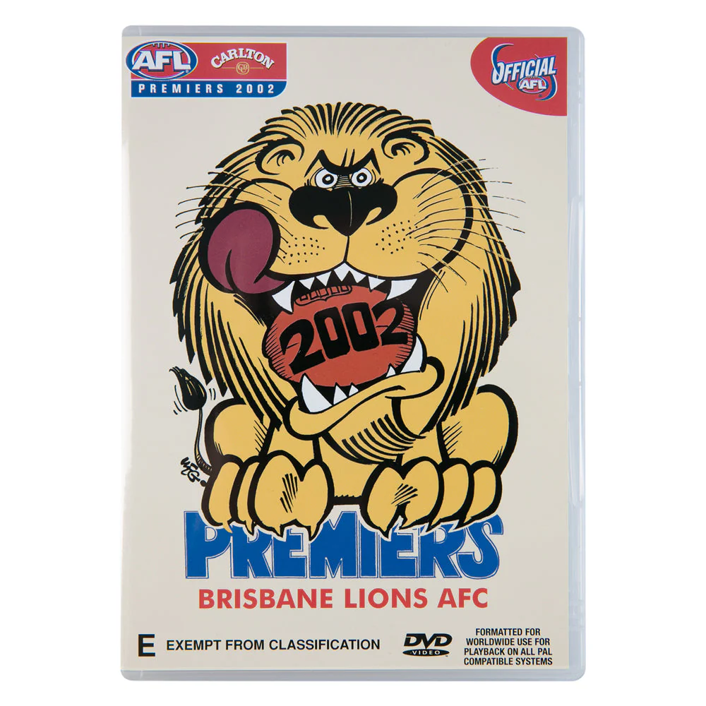 Brisbane Lions 2002 Premiers Dvd - Image 3