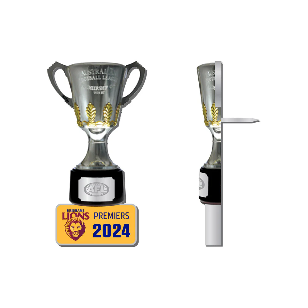 Brisbane Lions 2024 Premiers 3d Trophy Pin - Image 2
