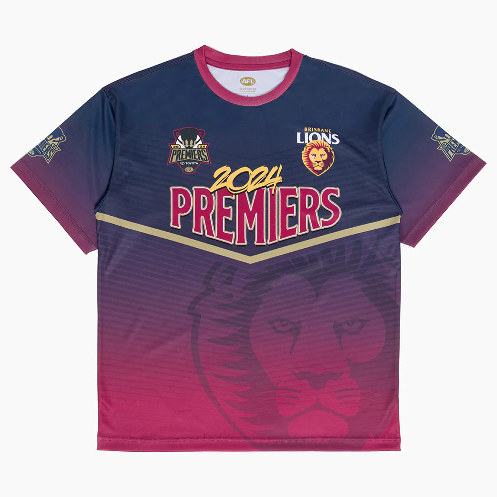 Brisbane Lions 2024 Premiers Adults Sub Tee