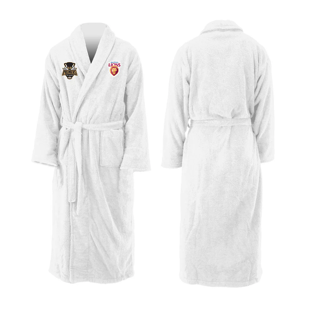 Brisbane Lions 2024 Premiers Bath Robe - Image 2