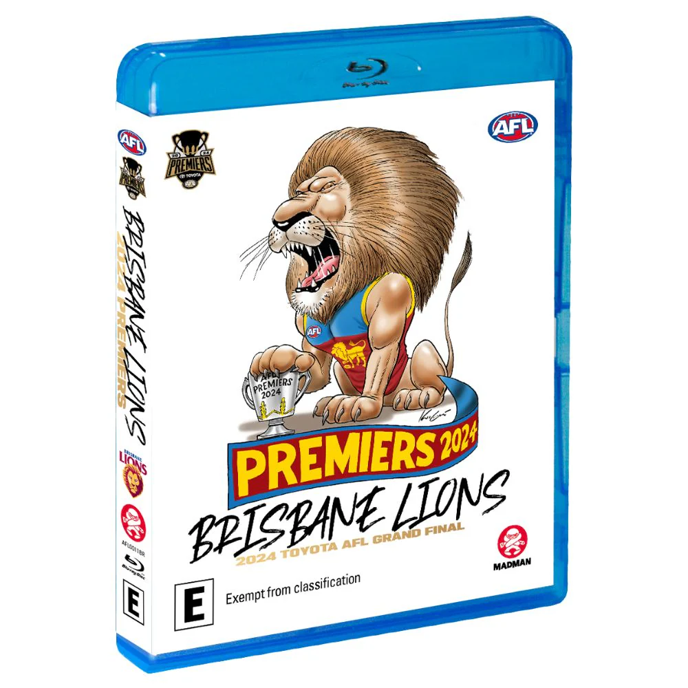 Brisbane Lions 2024 Premiers Grand Final Blu-Ray