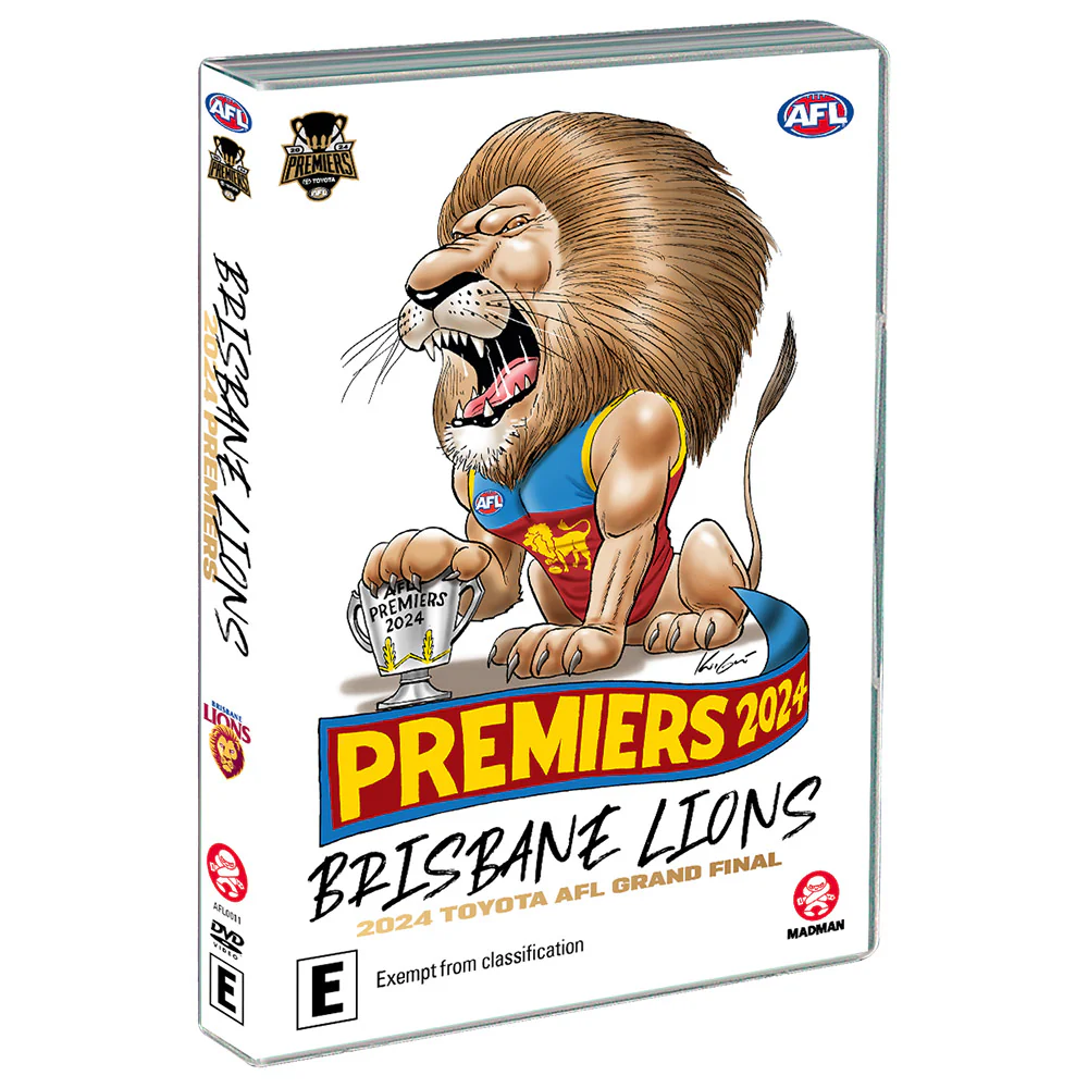 Brisbane Lions 2024 Premiers Grand Final Dvd