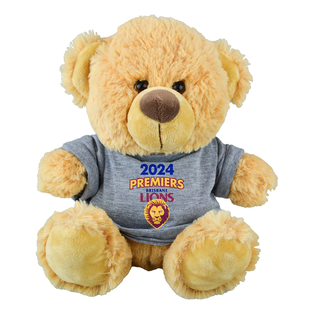 Brisbane Lions 2024 Premiers My Buddy Hoodie Bear