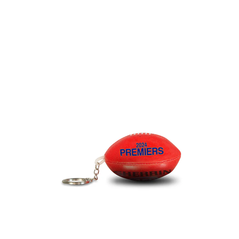 Brisbane Lions 2024 Premiers Sherrin Keyring - Image 2