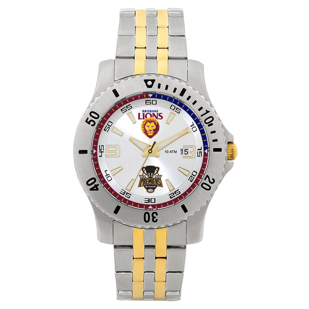 Brisbane Lions 2024 Premiers Two Tone Watch Limited Edition