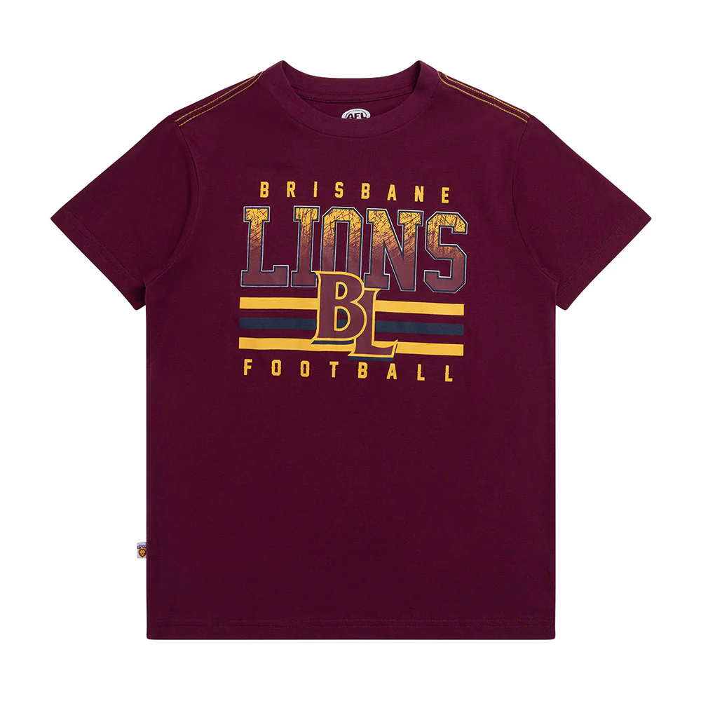 Brisbane Lions Youth Sketch Tee