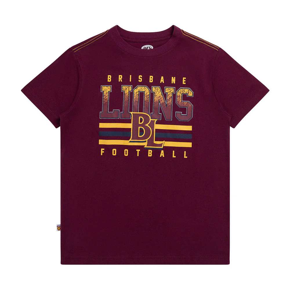 Brisbane Lions Youth Sketch Tee - Image 5