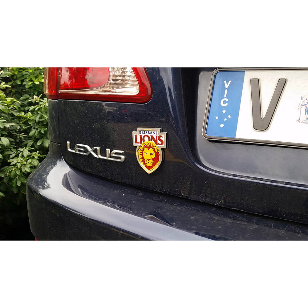 Brisbane Lions 3d Chrome Emblem - Image 3