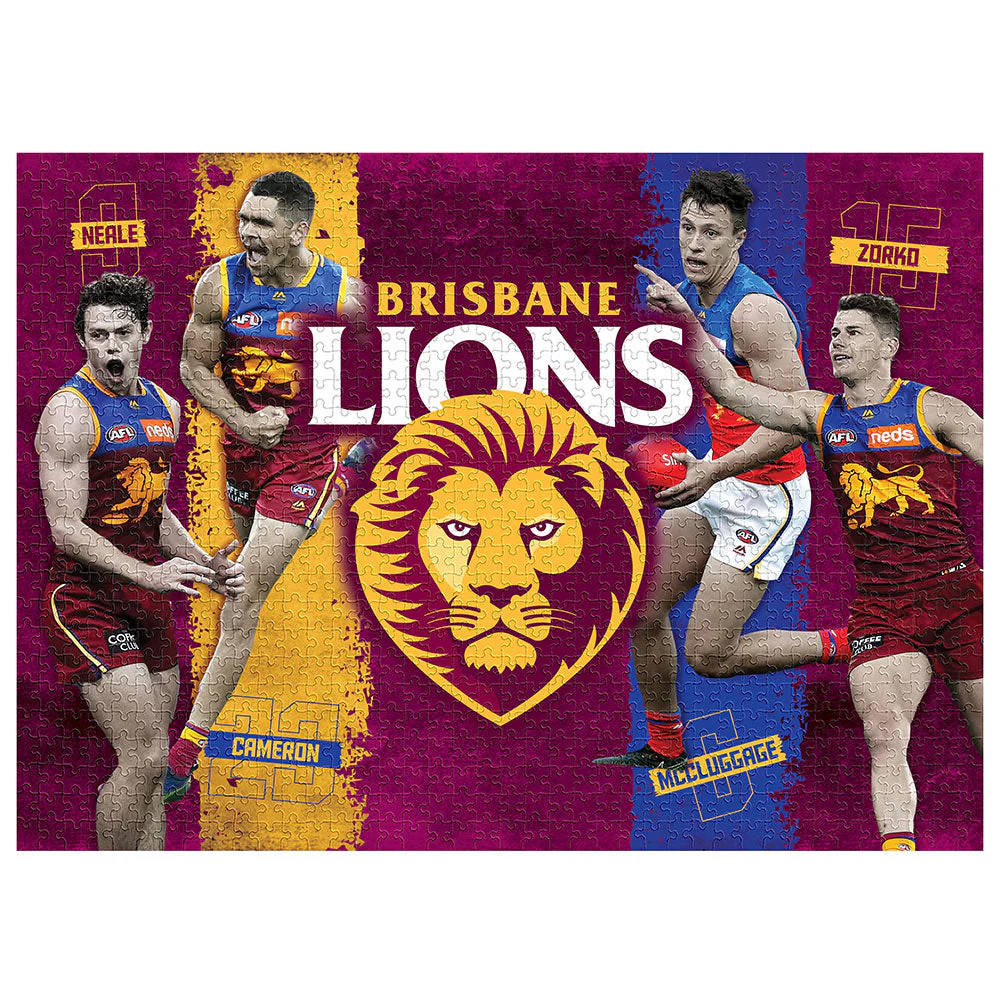 Brisbane Lions 4-Player Team Design Puzzle - Image 2