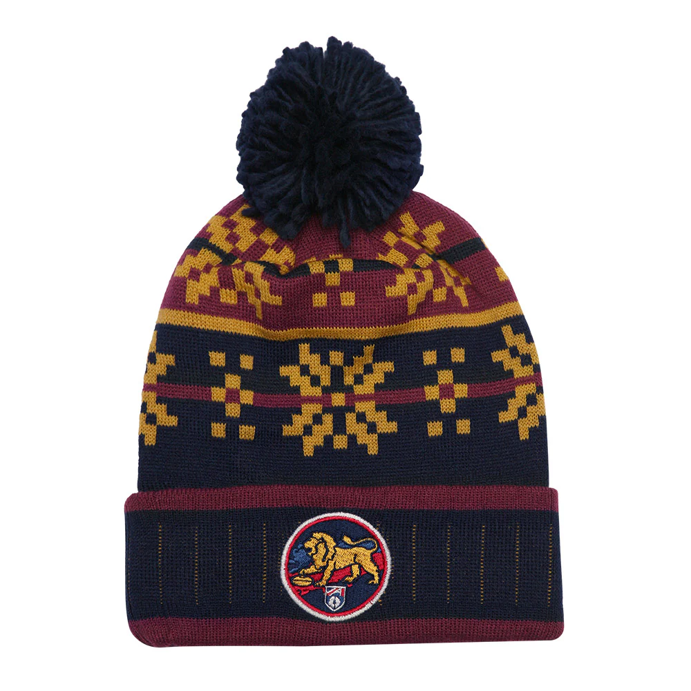 Brisbane Lions Adult Cable Beanie