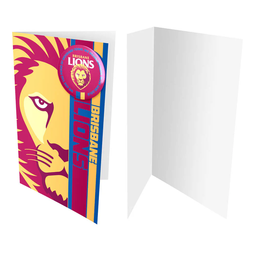 Brisbane Lions Badge Card - Image 2