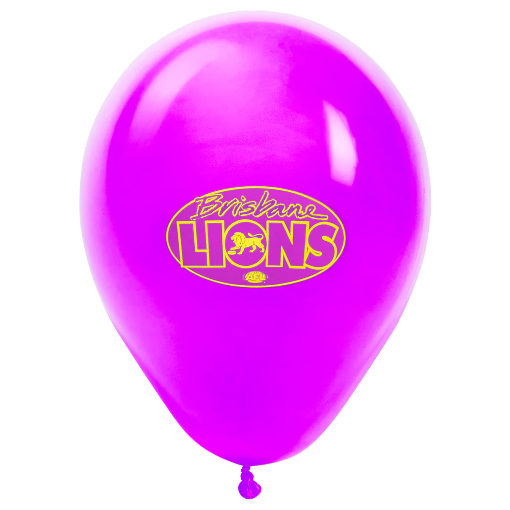 Brisbane Lions Balloons - 25 Pk - Image 2