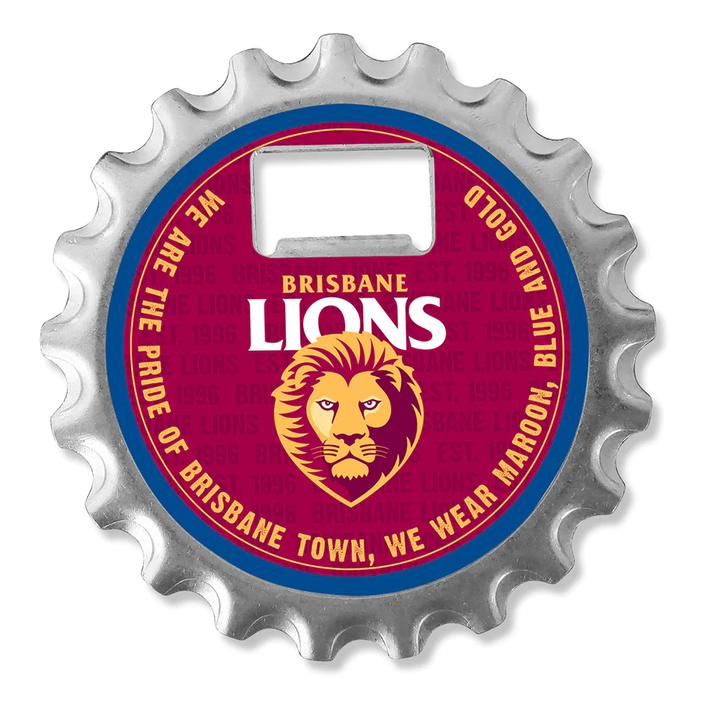 Brisbane Lions Bar 3-In-1 Gadget Opener Coaster Magnet