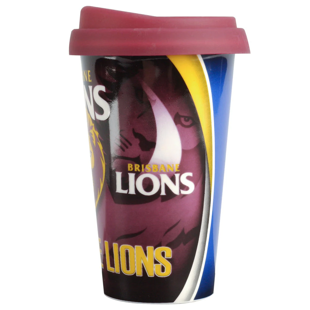Brisbane Lions Ceramic Travel Mug - Image 6