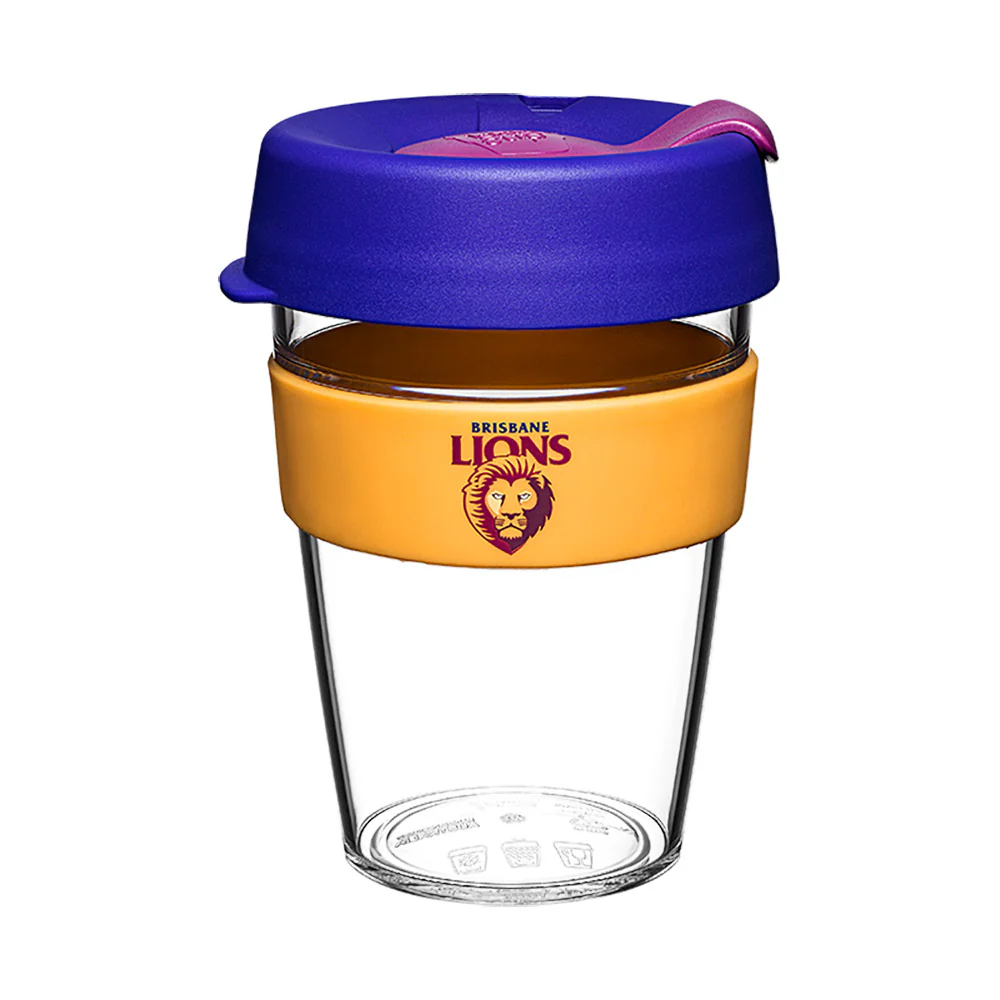 Brisbane Lions Clear Medium Keepcup