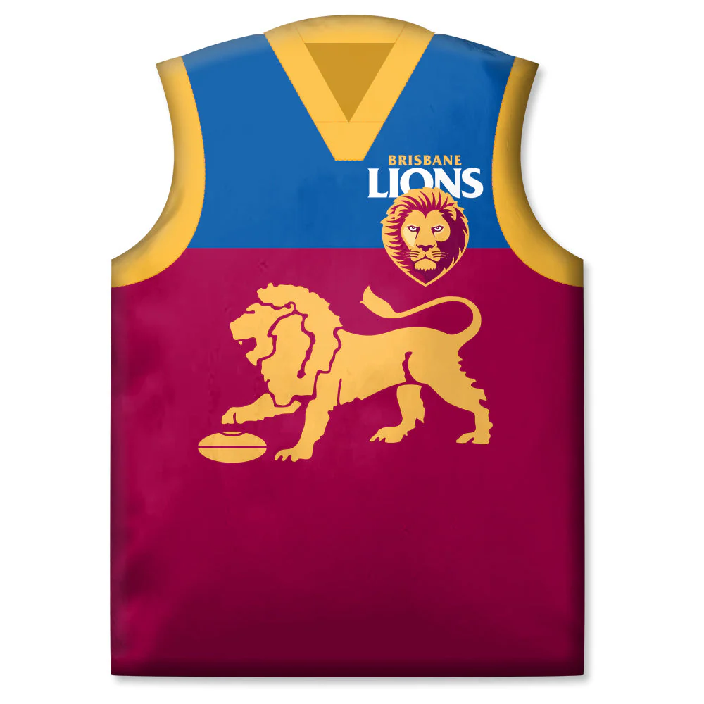 Brisbane Lions Guernsey Cushion - Image 2