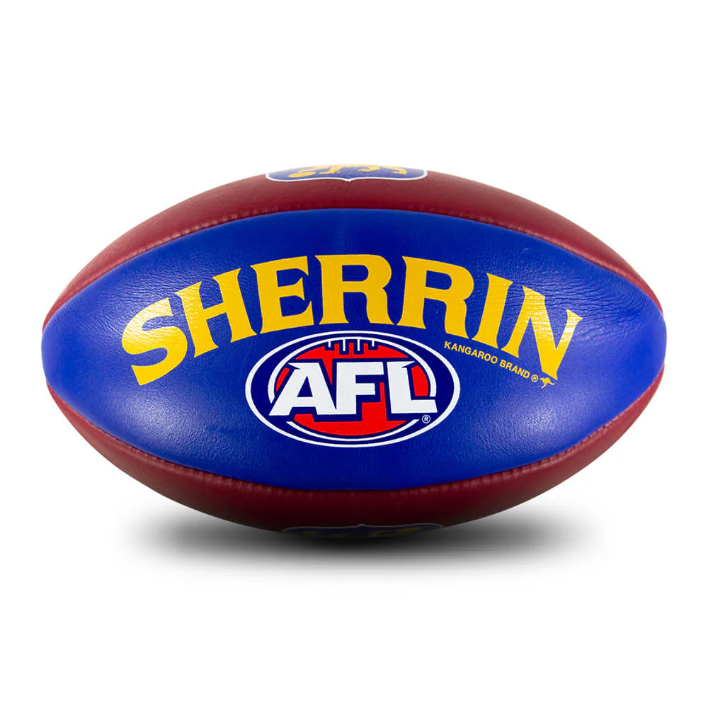 Brisbane Lions Leather Football - Size 5 - Image 7
