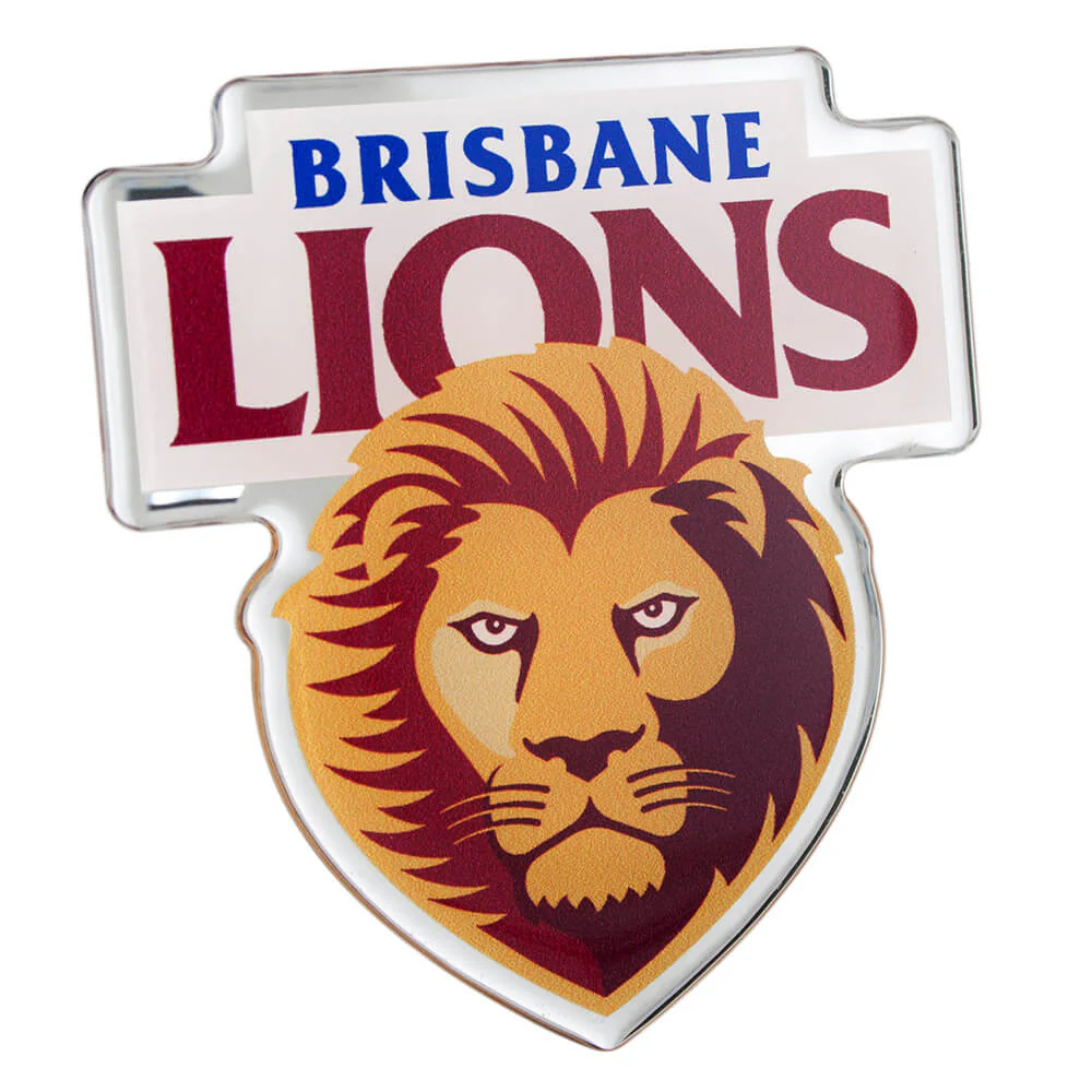 Brisbane Lions Lensed Chrome Decal
