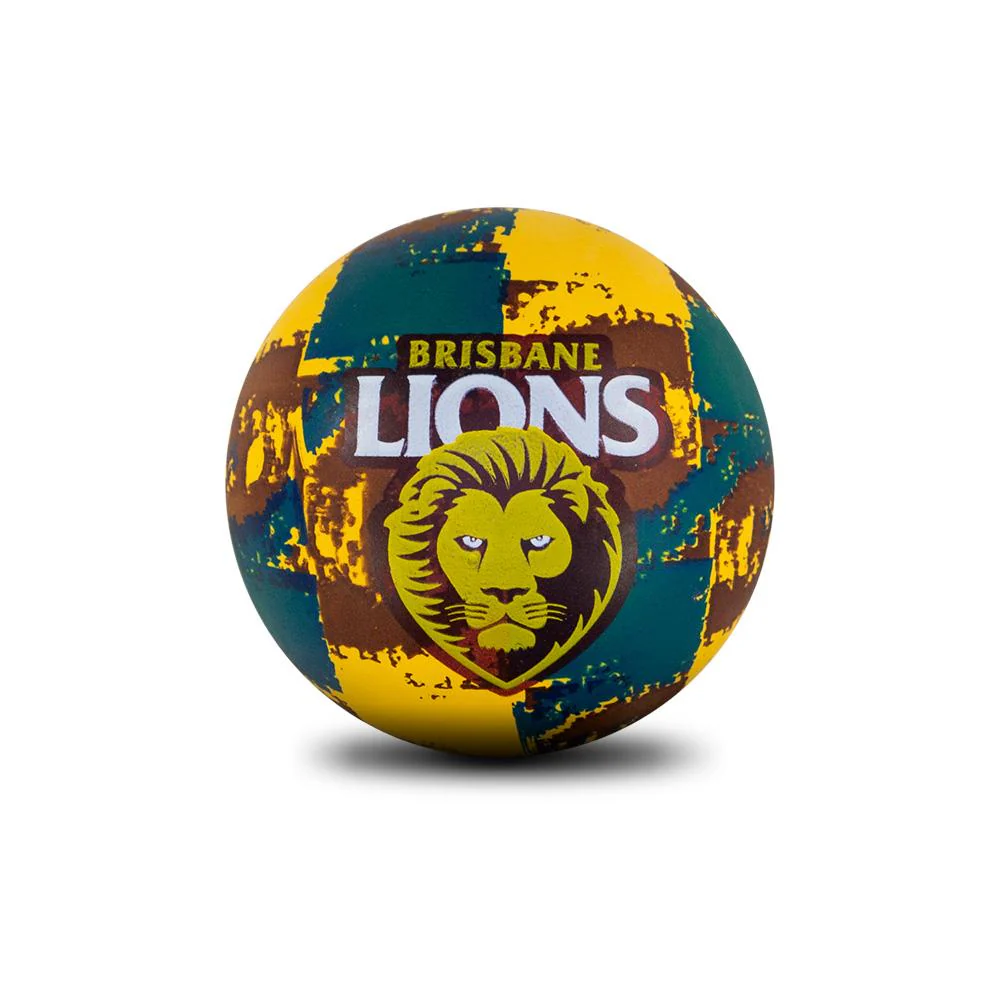 Brisbane Lions Marble High Bounce Ball - Image 2