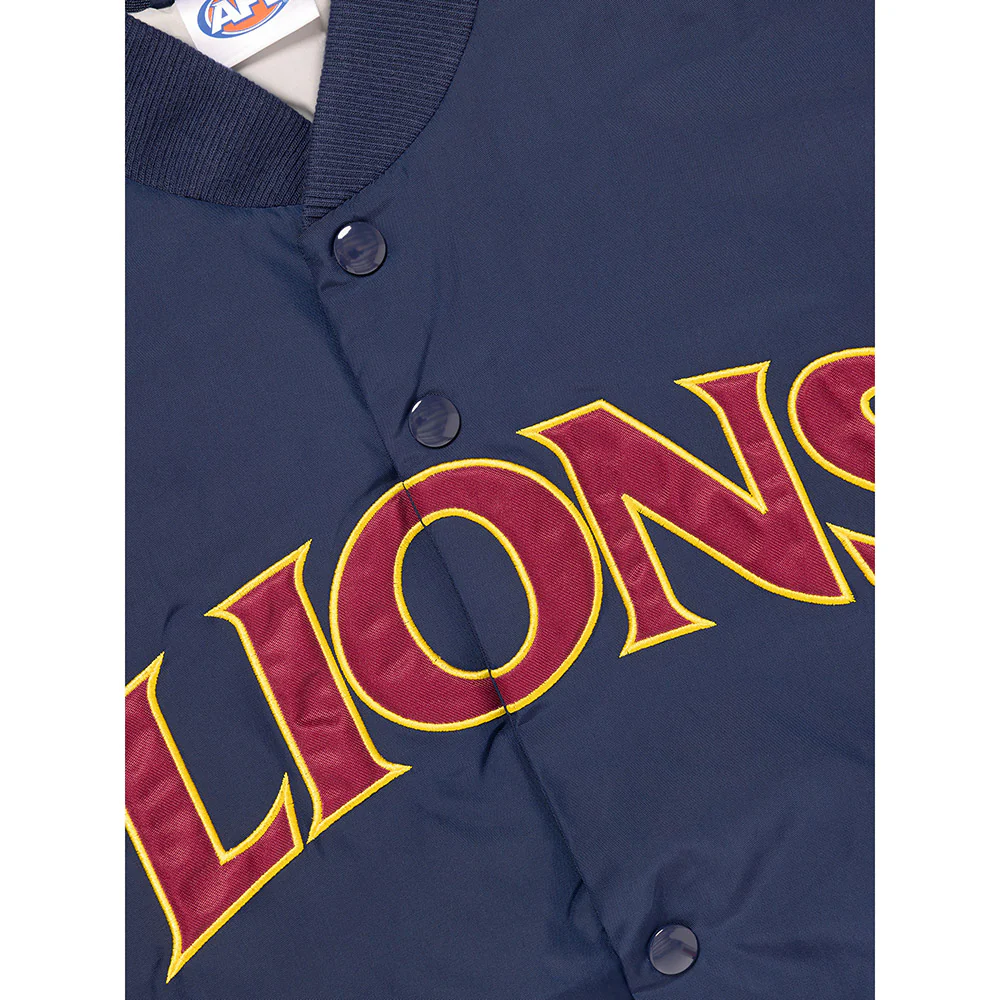 Brisbane Lions Mens Bomber Jacket - Image 3