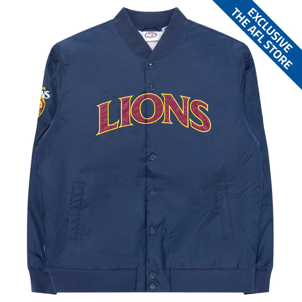 Brisbane Lions Mens Bomber Jacket - Image 6