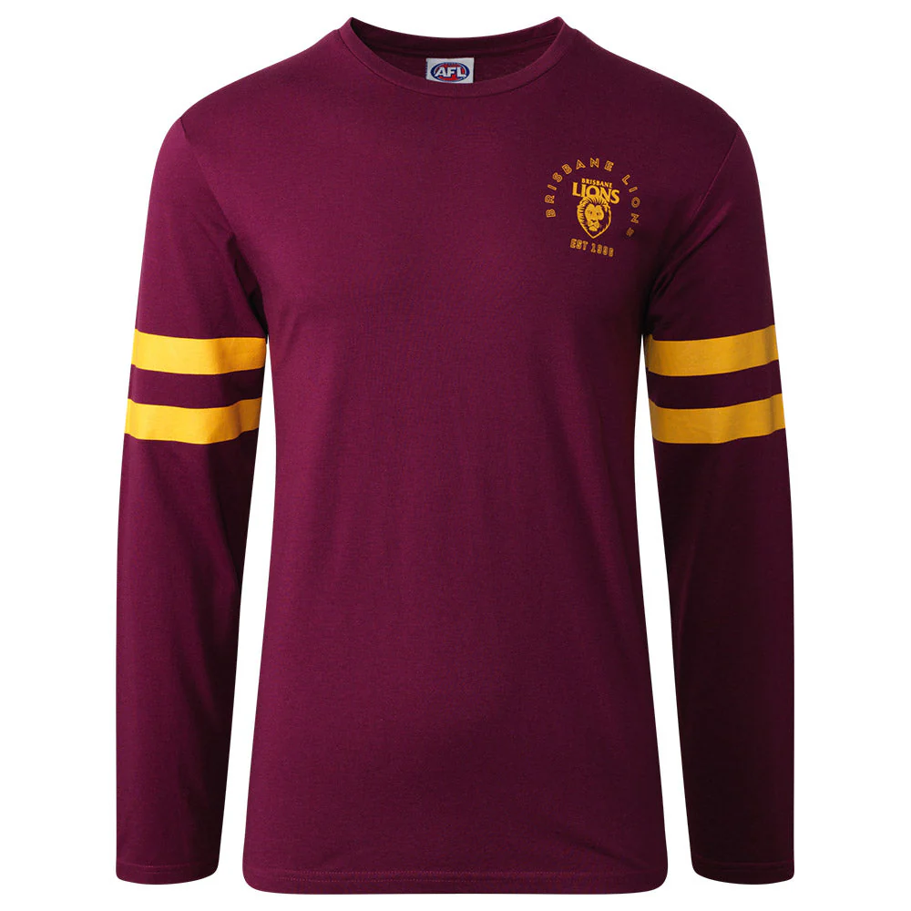 Brisbane Lions Men's Long-Sleeve Tee - Image 2