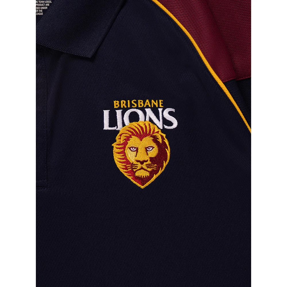 Brisbane Lions Mens Performance Polo - Image 3