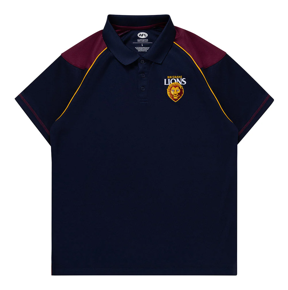 Brisbane Lions Mens Performance Polo - Image 5