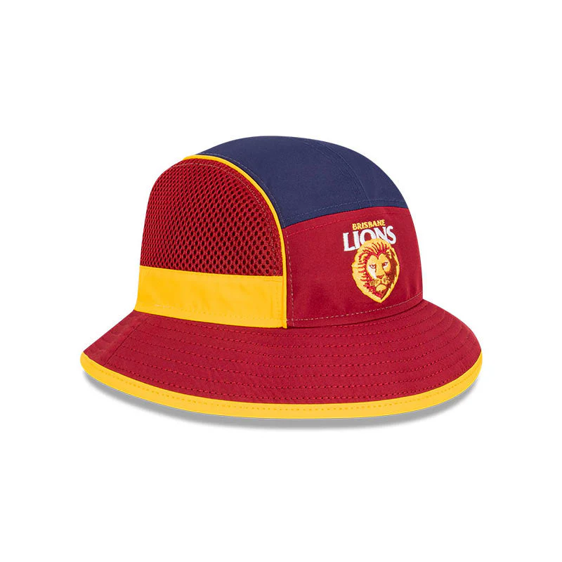 Brisbane Lions New Era 2023 Authentic Sports Bucket Hat - Image 12